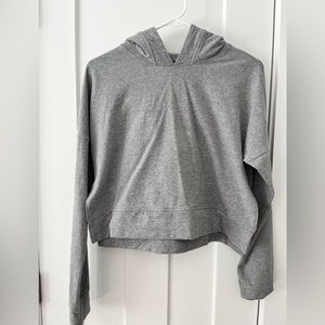 Lululemon Cropped Gray Hoodie size 6